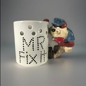 Warner Bros Studio Store Taz Pencil Holder Mug, Tasmanian Devil Organizer